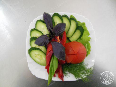 овощная тарелка